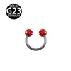 Titanio G23 Shambhala bola completa de diamantes sobre cerrado aro para labio tabique nasal C Barra joyería para piercing corporal fábrica en stock venta al por mayor