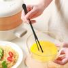 Batidor de Huevos de Plástico Mini para Cocina del Hogar Palillo Portátil para Batir Huevos para Picnic al Aire Libre Batidor de Huevos Multifuncional de Doble Uso