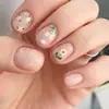 Arte de Uñas Calcomanía Pequeña Joyería Personalizada con Fotos DIY Dibujos Animados Luna Flor Estampado en Caliente Fábrica de Calcomanías para Uñas Personalizada Oem