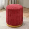 Taburete de Maquillaje para Uso en Casa, Taburete Redondo Fácil de Guardar, Diseño Simple y de Lujo Ligero, Adecuado para Tocador y Manicura
