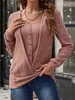 Otoño e Invierno 2025 Ropa Europea y Americana Amazon Deseo Transfronterizo Nuevo Botón Falso de 2 Piezas Tejido de Punto