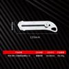 Cuchillo de Arte Resistente Todo Acero Engrosado Cuchillo para Papel Tapiz Sostener Grande Resistente Engrosado Duradero Cuchillo Eléctrico Grado Industrial Desmontar Exprés
