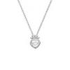 Collar de Cadena para Clavícula con Colgante de Corona Elegante para Niña Amor Comodín Novia Regalo de San Valentín Collar No Se Cae Venta al por Mayor