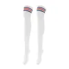 Calcetines de baile, calcetines largos de tres rayas hasta la rodilla para cosplay de mujer, calcetines altos, calcetines de mujer al por mayor, calcetines de rayas europeos y americanos
