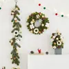 Decoración Navideña Coreana Ambiente de Cafetería Arreglo Nobelson Árbol de Navidad Pequeño Tipo Adornos de Escritorio Guirnalda Ratán