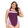 Amazon Cor Explosiva Combinação de Cores Triângulo Esportivo plus size Roupa de Banho Feminina Europeia e Americana Sexy Sem Costas Comércio Exterior Conservador Roupa de Banho