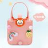 Bolsa de fieltro con estampado de celebridades de Internet, bolsa de fieltro portátil de color rojo con dibujos animados, bolsa de regalo de mano, bolsa de almacenamiento publicitaria, bolsa de mano