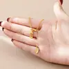 Colar Ábaco Estilo Étnico Ouro de Areia Vietnamita Tendência Nacional Nuvem Auspiciosa Caractere Pingente Corrente para Clavícula Contas Joia com Design Retrô