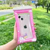 Bolsa impermeable para teléfono móvil de exterior, animal de dibujos animados, PVC transparente sellado, bolsa impermeable, funda impermeable para teléfono móvil para drifting y cámara