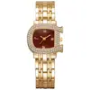 Pulsera Reloj con Strass Textura Cristal para Mujer Lujo Ligero Moda de Nicho Reloj de Pulsera para Mujer Venta al por Mayor