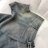 Jeans Rectos de Cintura Alta Espiga de Trigo para Mujer Primavera y Otoño 2025 Nuevo talla grande chica rellenita que Cubre Cadera Adelgazantes Holgados de Pierna Ancha