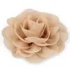 Acessórios para cabelo Yiwu de comércio exterior, europeus e americanos, grampos de cabelo de flores para crianças, joias, grampos de cabelo de chiffon rosa, acessórios para cabelo de bebê
