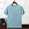 Suéter informal de otoño e invierno para hombre, suéter de cachemira de montaña, suéter de cuello redondo y manga corta, suéter de cachemira interior, base de moda
