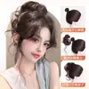 Peruca Coque Elegante para Dama, Elástico de Cabelo para Mulheres com Coroa Alta, Ferramenta de Penteado Coque Barba de Dragão, Novo Coque de Peruca Estilo Chinês