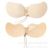 Pegatinas de pecho con forma de mango, funda de tela fina de verano para mujer, funda grande para ropa interior, pegatinas de pecho de verano para pecho pequeño, copa fruncida, invisible, transpirable, a prueba de sudor