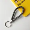 Chaveiro de corda de couro trançado com detalhes chaveiro de casal chaveiro de carro pequeno presente chaveiro colorido atacado
