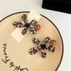 Pinza para el pelo con estampado de leopardo y flores de cuentas para mujer, pinza lateral, pinza para flequillo, nuevo estilo 2026, accesorio para el cabello para mechones sueltos