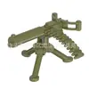 Venta Caliente Transfronteriza Terceros Armas Militares Cañón Ametralladora Pesada Niño Humano Bloques de Construcción Juguetes Modelo de Armas Pesadas