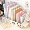 Gadget de Mesa Desenho Animado Porta-Canetas de Escritório Rack de Armazenamento Estação de Trabalho Caixa de Arquivos Painel Perfurado de Mesa Organizador de Livros