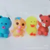 Vinilo Varios Animales Pequeños Cerdo Chillón Pato Juguete de Baño para Bebé Tienda Departamental Caliente