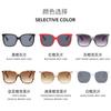 GLAZZY2022 nuevas gafas de sol negras con montura grande, tendencia de moda para hombres y mujeres, gafas de sol de calle, gafas de sol al por mayor