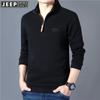 Suéter de algodón de cuello alto para hombre de precio controlado, abrigo holgado de talla grande, camiseta de manga larga casual de negocios SS5150
