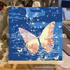 Nuevo Pintura al Óleo Digital DIY Tamaño Pequeño Dibujos Animados Infantiles para Colorear Arte de Pared Curativo Puesto del Mercado Nocturno Venta al por Mayor