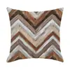 Funda de Almohada Geométrica Retro de Venta Caliente Transfronteriza Tela Estilo Americano Funda Decorativa para Cojín de Sofá Funda de Cojín Amazon