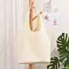 Bolsa de Lona Grande Capacidade para Mulheres, Bolsa Tote de Algodão Criativa para Estudantes e Commuters, Bolsa de Mão de Lona Personalizada