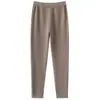 Nuevos Leggings y Pantalones Largos de Cachemir Suave para Mujer, Cintura Alta, Corte Ajustado, Cálido, Capa Interior, Otoño/Invierno 2026