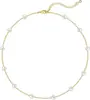 Colar Exquisito em Forma de Coração Dourado Mais Vendido no Exterior para Mulheres, Colar com Pingente da Moda em Ouro 14K/Prata em Forma de Coração Fofo