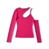 Blusa de Tricô Ins Transfronteiriça Europeia e Americana 2026 Nova Moda Estilosa Amazon Atacado Feminino Gola Redonda Gola Halter Ombro a Ombro