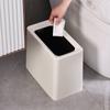 Bote de Basura para Hogar con Ranura Creativo Simple Doble Capa Engrosado Bote de Basura Sala de Estar Cocina Baño Dormitorio Bote de Basura