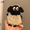 Grampo de Cabelo de Lã de Cordeiro Desenho Animado Fofo Outono e Inverno Clipe BB de Pelúcia Clipe Peludo para Franja Lateral de Crianças Adereço de Cabeça