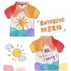 Camiseta de Algodón con Solapa para Padres e Hijos Personalizada con Logo Estampado Bordado Cuello Redondo Manga Corta Ropa Escolar para Grupo Jardín de Niños Jardín