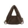 Bolso de Peluche Versátil y Sencillo con Correa al Hombro Otoño/Invierno Piel Sintética de Visón Bolso Pequeño de Mano Bolso Suave para Llevar en la Mano Bolso de Mujer