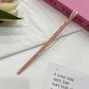 Presilha de Cabelo de Resina Estampa de Leopardo, Presilha de Cabelo Simples Moderna para Mulheres, Presilha de Cabelo Versátil, Presilha de Cabelo Diária para Coque na Parte de Trás da Cabeça