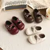 Zapatos de Cuero para Niñas 2026 Estilo Nuevo Primavera y Otoño Zapatos Individuales Infantiles Zapatos de Princesa Estilo Británico Transpirables Suela Suave Zapatos para Bebé