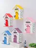 Muebles para el Hogar Estilo Pastoral Buzón de Guardería Buzón de Mensajes Buzón de Madera Buzón de Sugerencias Decoraciones de Casitas de Madera Pequeñas