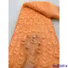 Tecido de Malha Floral com Lantejoulas Patchwork Tecido Pesado com Contas Renda com Lantejoulas para Noivas