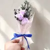 Flores Preservadas, Flores Secas, Mini Ramos, Boutonnières de Boda, Recuerdos, Flores Decorativas, Regalos de San Valentín, Personalizado al por Mayor