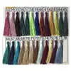 Venta al por mayor del fabricante Nudo chino Borla Borla Marcador de libros Borla pequeña Muestra Se puede usar para hacer varios estilos de Accesorios de borlas