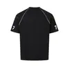 Wt620 Estilo Callejero Americano Neutro Gama Alta Verano Diseño Creativo de Camiseta de Manga Corta Ligeramente Holgada para Hombre
