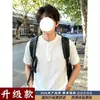 Camiseta Henley Gris Oscuro Delgada de Verano para Hombre, Camisa Polo de Manga Corta Estilo Old Money Relajado, Manga Media Hombro Normal Estilo Americano