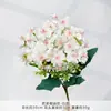 Ramo de Flores Artificiales de Seda, Arreglo de Flores Falsas, Arreglo de Flores de Plástico, Pieza Decorativa para Decoración de Salón de Bodas