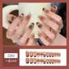 Unhas Usáveis Feitas à Mão Atacado Xiaohongshu Douyin Venda Quente Diamante Borboleta Coração High-End Nail Art Unhas Usáveis 24 Peças