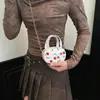 Bolsa Infantil Fresca e Doce 2026 Nova Moda Fofa Estampa de Cereja Bolsa de Ombro Meninas Bolsa Transversal