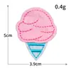 Tecido Bordado Adesivo Doce Série Rosa Decoração de Roupas Dia dos Namorados Patch Bordado para Computador DIY