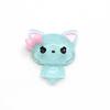 Cartoon rosa brilhante bonito diy artesanal hairpin elástico resina jóias acessórios epóxi caso de telefone papelaria caixa decoração