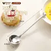 Colher de Aço Inoxidável 316 para Uso Doméstico, Colher de Sobremesa, Colher Especial para Crianças, Colher de Jantar Espessada, Colher de Ursinho Fofo
